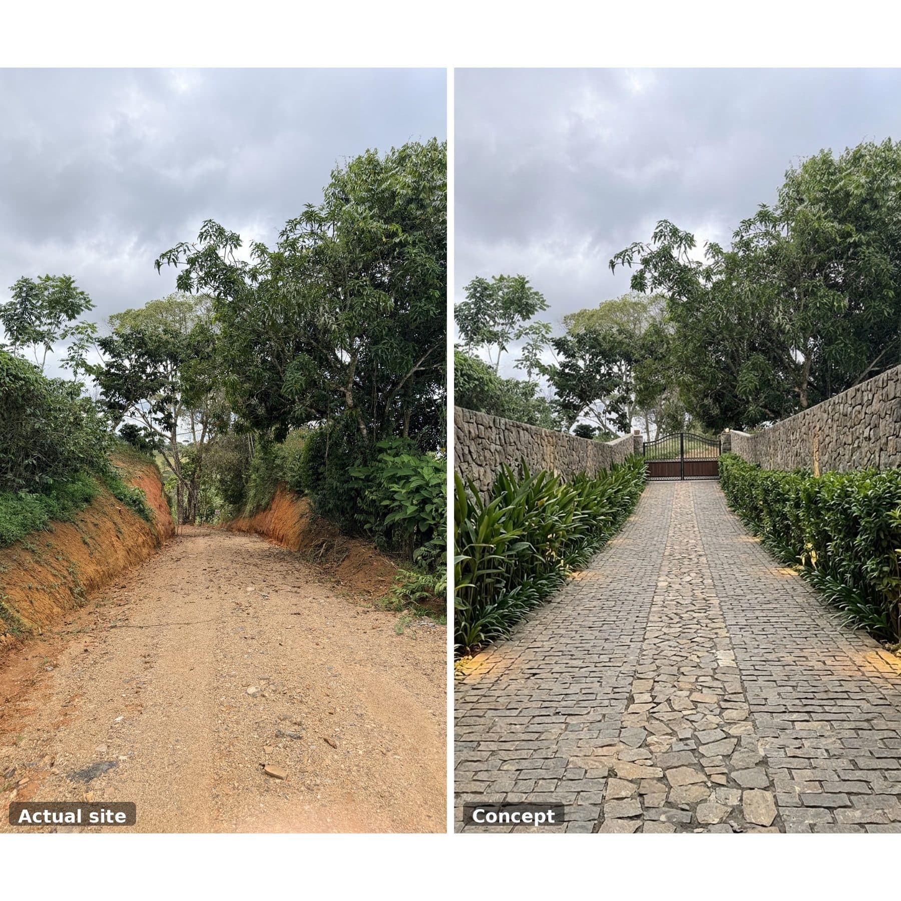 Design concept: the private driveway
