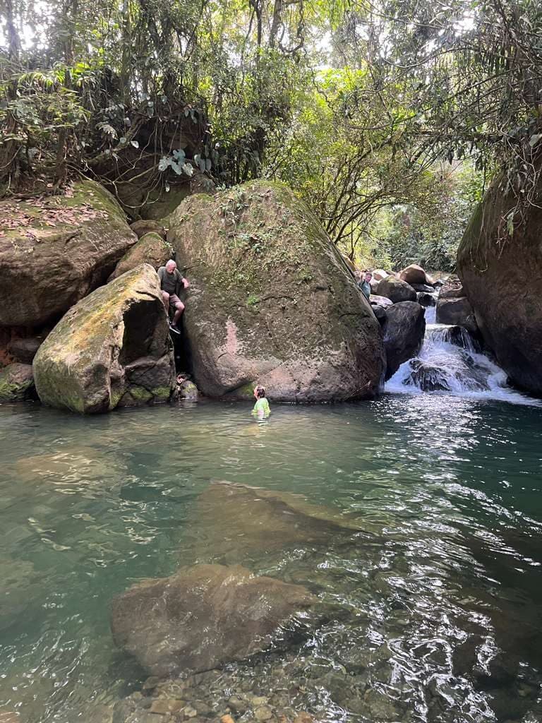 Deep pool & waterfall